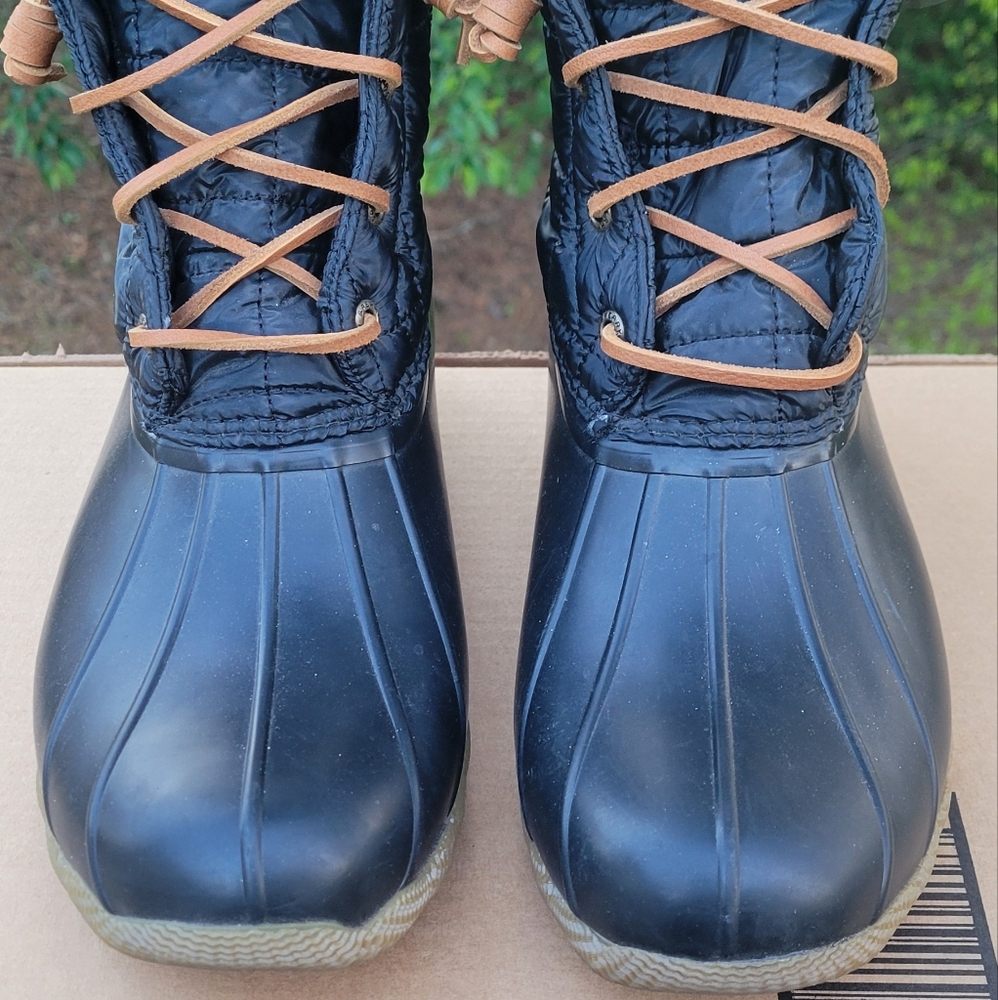 Women's Sperry Top-Sider Saltwater Duck Boots Size 12